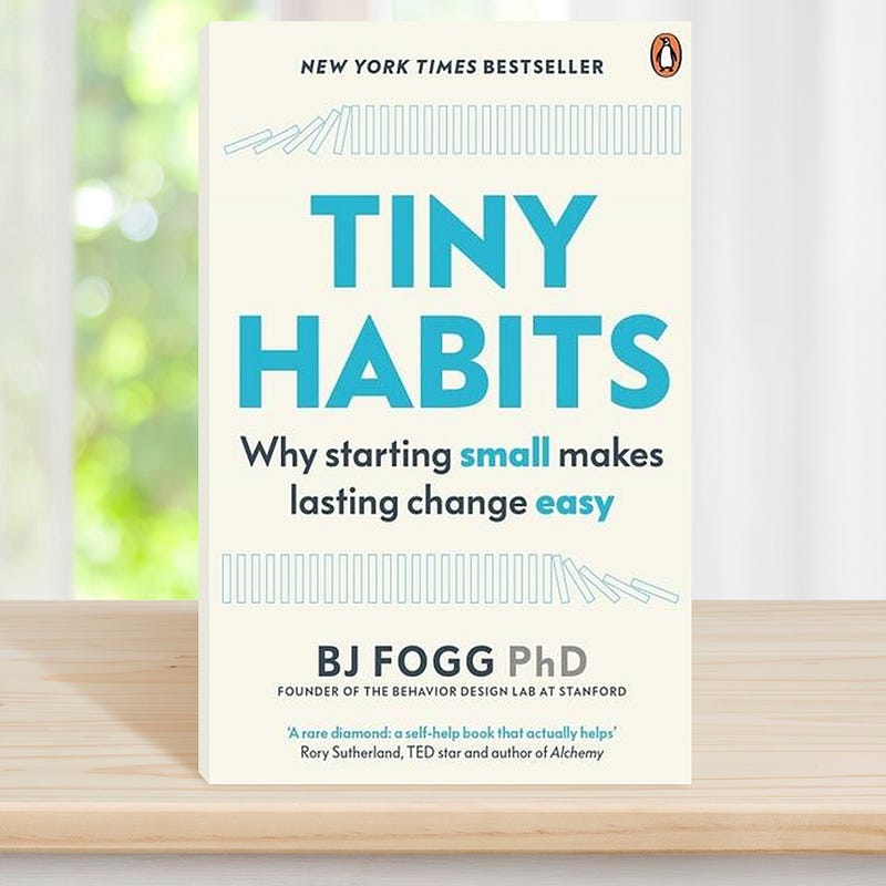 Book covers on habit formation