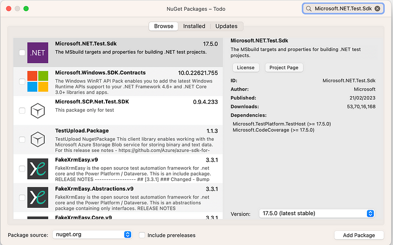 Creating TodoContext for data access