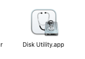 Opening Disk Utility on Mac