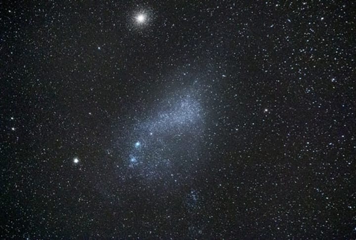 The Small Magellanic Cloud showcasing its unique features