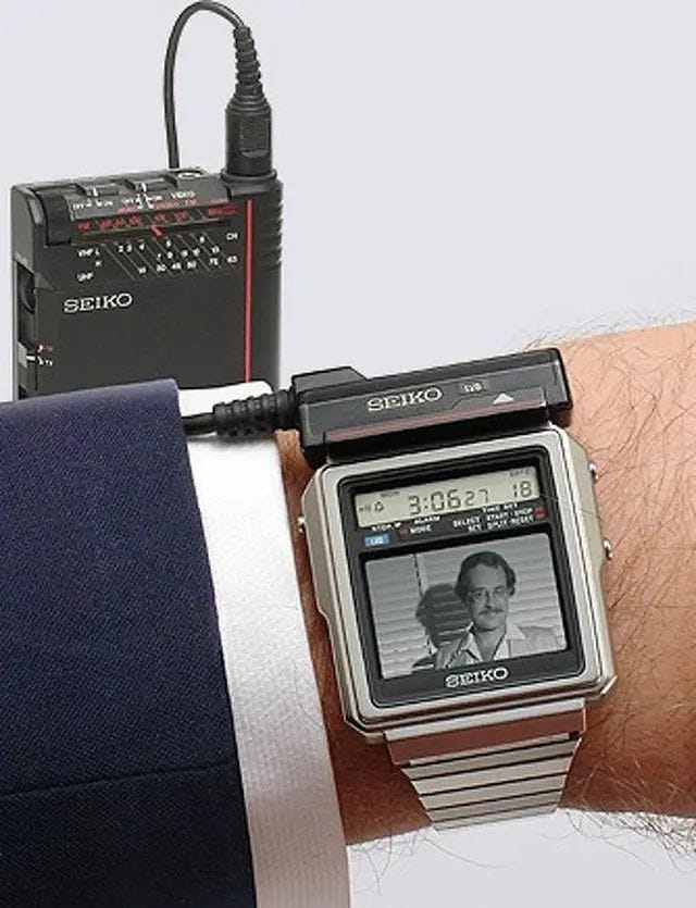 The pioneering telephone watch from 1982.