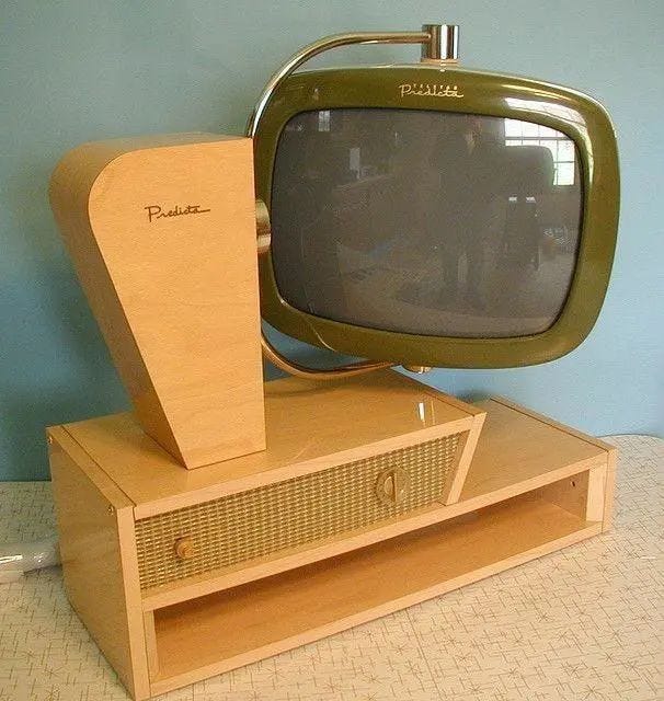 The iconic Philco Predicta television set.