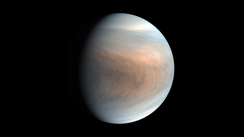 The shimmering clouds of Venus