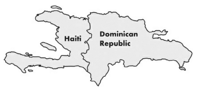 Illustration of Haiti and the Dominican Republic