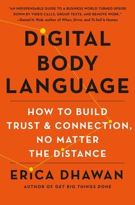 Cover of *Digital Body Language* by Erica Dhawan