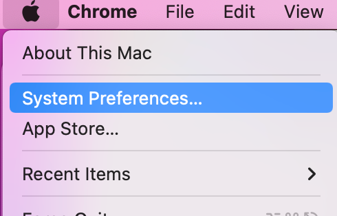 Accessing System Preferences on macOS