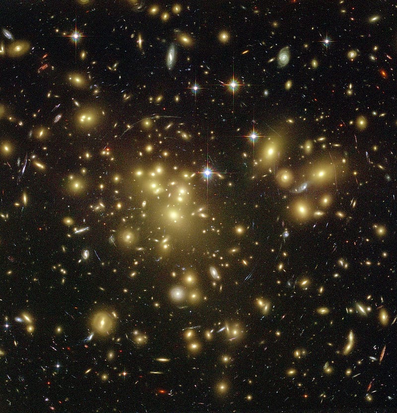 Gravitational lensing caused by dark matter