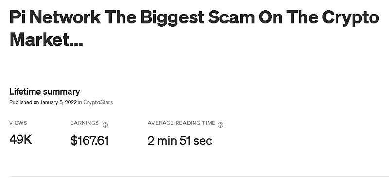 Pi Network Scam Article