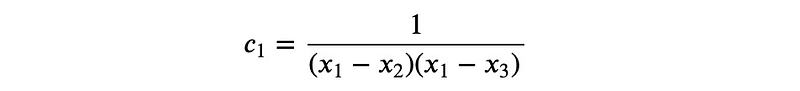 Choosing a constant for the polynomial