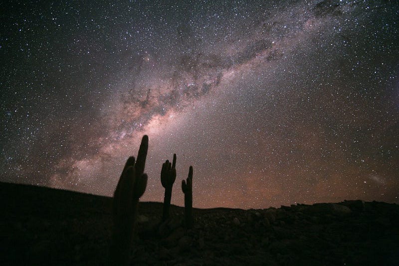 Milky Way and Andromeda galaxies