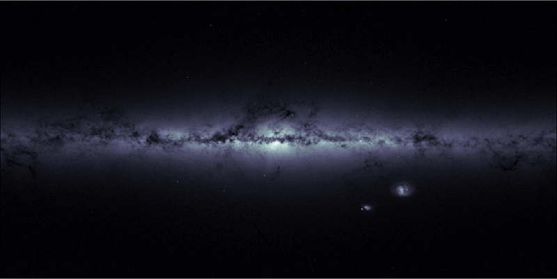 Milky Way and Andromeda comparison