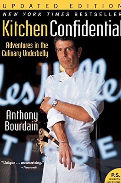 Anthony Bourdain's memoir about his culinary journey