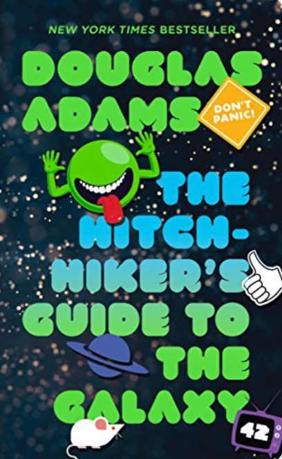 Douglas Adams' comedic science fiction classic